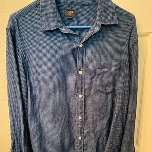 Men’s J crew herringbone button down